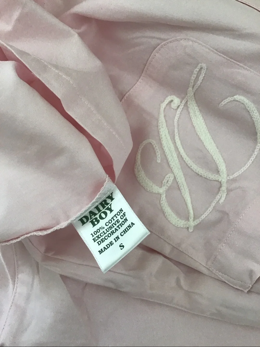 Dairy Boy Sleep Set country club blush – shorts & top szS